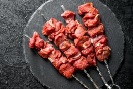 Brochette d'onglet de bœuf