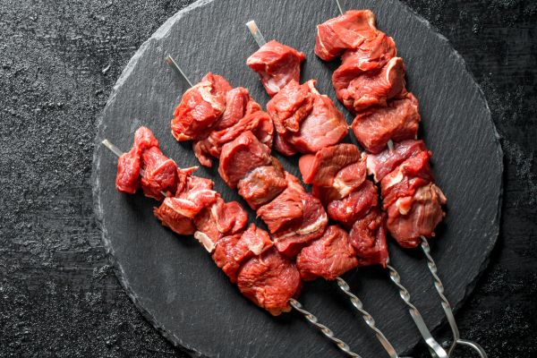 Brochette d'onglet de bœuf