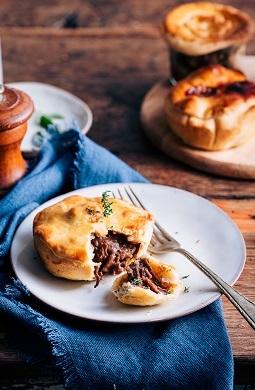 Recette de Tourte au boeuf & à la bière