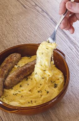 Recette de Saucisse aligot